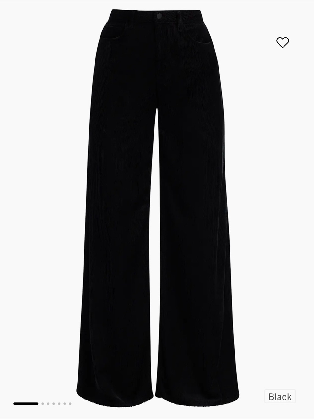 L'Agence Womens Quincy Wide-Leg Corduroy Pants